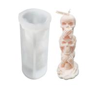 Molde de Calavera para Velas útil gótico reutilizable manual y fácil