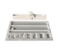 Molde de calendario de Adviento festivo, molde de silicona para chocolate de 25 días, creador festivo para velas de clase principiantes, reuniones familiares apasionados niños