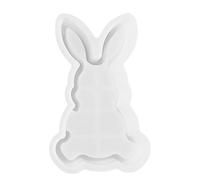Molde de candelabro de resina para decoración de conejo de hormigón para | Moldes de hormigón para velas para decoración de mesa, fiesta, boda e interior