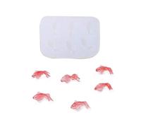 Molde de carpa de silicona de grado alimenticio premium para hornear manualidades, hacer chocolate, diseño antiadherente resistente calor, para proyectos artesanales, herramienta creativa