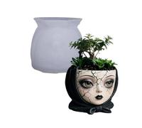 Molde de cerámica de silicona multiusos para fundición de resina, maceta de hormigón y accesorios hechos a mano, moldes de resina para hacer joyas