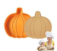 Molde de chocolate de calabaza, molde de calabaza | Moldes de hielo de calabaza de alimenticio Silicona 6 rejillas | Molde de caramelo de otoño antiadherente, molde de fondant de Acción de