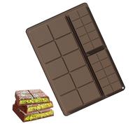 Molde de chocolate de silicona, apto para alimentos, molde de chocolate profundo | apto para lavavajillas, antiadherente, para cocina, para cumpleaños, Halloween, Navidad, bodas y celebraciones