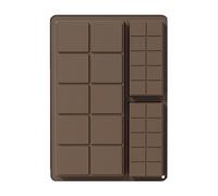 Molde de chocolate de silicona, molde antiadherente de alimenticio, moldes para hacer dulces, herramientas de cocina, ideal para dulces, tratamientos, gofres, tartas fáciles de usar, suministros