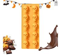 Molde De Chocolate Halloween Forma de Silicona para Hornear y Fondant