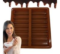 Molde De Chocolate Profundo | Gadget De Cocina De Silicona Para Barras Energéticas,Molde De Barras Energéticas,Para Boda, Navidad, Cumpleaños, Cocina, Fiestas En Casa Y Tardes