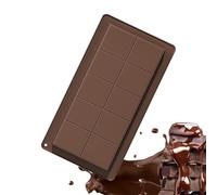 Molde de chocolate rectangular - molde de chocolate negro | Moldes para dulces frágiles de 6 cavidades, molde de vela de soja de liberación fácil, moldes de fusión de cera, moldes de silic