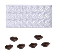 Molde de chocolate transparente, Molde de chocolate de Policarbonato, Molde de Chocolate de Policarbonato Duro, para DIY Chocolate Jalea Dulce Bandeja Herramienta