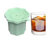 Molde de cilindro de hielo, máquina de hielo para cóctel, taza ICES de 8,5 x 8,5 x 7,4 cm para arte moderno, suministros profesionales para el hogar, kit de reparación diaria, unidad de accesorios