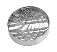 Molde de concha, cortador de caracola | Almohadilla de acero inoxidable de 2 caras, - moldes de corte para hornear, almohadilla de corte de Concha de metal, corte Biscuits Fondant Sandwich