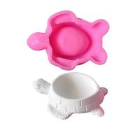 Molde de concreto, molde para hacer macetas de flores en silicona, herramienta de fundición de resina epoxi reutilizable, arte de decoración para soy, , cemento, 4,92 x 6,89 pulgadas, rosa