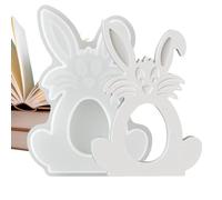 Molde de conejito de Pascua | Decoración de Pascua | Molde de hormigón, para de Pascua, hazlo tú mismo Amantes Familia Yeso Decoración Cemento Hart Concreto
