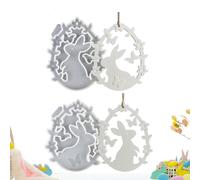 Molde de Conejo de Pascua - Herramienta para Manualidades de Conejo de Pascua | Molde Para Hacer - Para Amantes Del DIY Familiares Amigos Fiestas Decoracion Colgante Para El Hogar