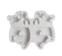 Molde De Conejo De Pascua,Material para Manualidades Reutilizable con Desmolde Fácil - Moldes de Velas de Conejo de Pascua | Para Velas Jabón Decoración del Hogar Fiesta de Primavera