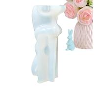 Molde de Conejo en Silicona - Plantilla para Moldear Figuras de Animales | Molde de Conejo,Para Velas, Arcilla, Estanterías, Decoración del Hogar, Mesa de Celebración