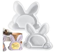Molde de conejo genérico - Molde epoxi de conejo de Pascua | Moldes de silicona para Pascua, para manualidades, decoración del hogar, primavera, cemento yeso de hormigón