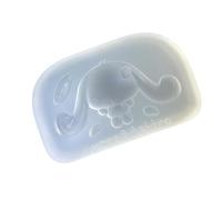 Molde de conejos de silicona para superficies lisas, para entusiastas de las manualidades, decoración práctica, herramienta de fabricación de joyas, molde de Arte de resina