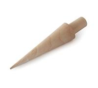 Molde de cono de helado de madera rollo de huevo tortilla de galleta rodillo de panadería herramientas de decoración moldes de silicona para velas