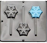 Molde de copos de nieve para chocolate y caramelo, diseño navideño 2166