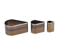 Molde de Corte con Forma de Gotas de Agua, Cortador de Cuchillo, Troquel de Cuero, Campana de Cuero, Troquel de Cuero, Línea Pentagonal, Herramientas de Acero de Alto Carbono,