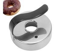 Molde de corte de rosquilla, cortador de rosquillas, Moldes de fabricación de buñuelos de galletas redondos, Herramienta de hornear de pasteles multifuncionales, fabricante de galletas antiadherentes