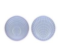 Molde de cristal para mesa de café, bandeja de té, molde de resina epoxi, plato de frutas, molde de silicona para mesa de vino