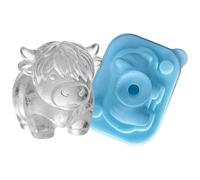 Molde de cubitos de hielo - Bandeja reutilizable 3D apta para alimentos - Divertidos ayudantes de cocina | Para whisky, cócteles, vino, , bourbon, cocina, , bebidas, alimentos, camping