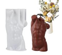 Molde de cuerpo humano | Molde de silicona con cuerpo humano | Suministros de manualidades para tartas, chocolate, aromaterapia, velas, adornos, postres Bseid