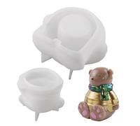 Molde de de almacenamiento de silicona, reutilizable, antiadherente, molde para maceta, recipiente para plantas, para principiantes, profesionales, proyectos escolares, manualidades, hormigón