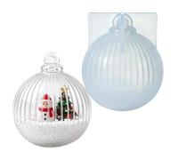Molde de de bola navideña para jabón artesanal manualidades | Molde bricolaje navideño Para Familia, Adolescentes, Jóvenes, Adultos, Hombres, Mujeres, Hogar, Apartamento, Casa Rural B