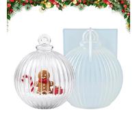 Molde de de bola navideña para jabón artesanal manualidades | Molde DIY bola navideña Para Familia, Adolescentes, Jóvenes, Adultos, Hombres, Mujeres, Hogar, Apartamento, Casa Rural A