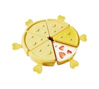 Molde de de Queso - Utensilios Compartimentados Apilables Reutilizables | Moldes para Helados de Alimentario, Fabricador 6 Cavidades con Mango de Corazón Aleatorio o Asa