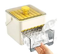 Molde de doble capa para prensa de hielo, 5,91 pulgadas con fácil liberación de prensa, PP Maker Storage Box, Beverage Ice Tray with Modern Design, Freezer Molding for Drink Use
