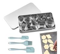 Molde de donuts x30 | Moldes de postre de acero inoxidable Lavables en el lavavajillas para bodas, fiestas o aperitivos cumpleaños cocina casa escuela pastelería