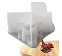 Molde de dragón 3D de silicona para decoración de fiestas del hogar, molde de resina | decoración para tartas de fondant arcilla de cemento de hormigón, artesanía, arte de caja epoxi, perfección