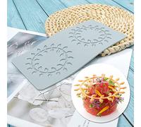 Molde de encaje de silicona para fondant de hojas huecas 3D, múltiples formas de flores, molde de encaje para decoración de pasteles, fondant, tapete de impresión para chocolate, azúcar, dulces,