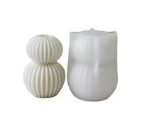 Molde de esfera redonda inspirado en rayas, molde con forma de esfera a rayas para proyectos artísticos y suministros de fabricación de estilo en el hogar