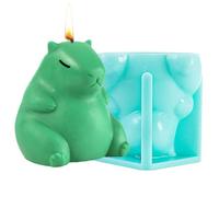 Molde De Espuma De Silicona - Molde De Vela De Capybara, M Oule De Fabricación De Velas De Espuma De Capybara 3D | Moldes De Fabricación De Velas, Cubitera De Chocolate