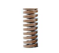 Molde de estampación en espiral for pedal de scooter eléctrico, herramientas de resorte, resorte comprimido, liberación de presión(25mm,OD18mm(ID 9mm)-Brown)