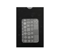 Molde de estampado de copo de nieve de Navidad fácil de usar, placa de acero inoxidable para decoración de adolescentes, herramienta de estampado de uñas fácil