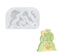 Molde De Estatuilla De Corazón Con Forma De Animal De Silicona Molde De Vela Fácil De Usar Yeso Para Amantes Hechos a Mano Decoraciones Del Hogar Fabricación De Regalos Creativos