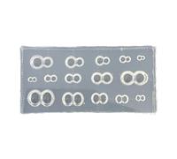 Molde de expresión de ojos para manualidades, muñecas en miniatura, exquisito molde de resina de expresión ocular, moldes elegantes para ojos