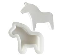 Molde De Figuras Caballos - Moldeado, Forma Equina, Semental Vívido, Figura Animal Única | Solución Fundición Silicona Flexible Para Uso En Taller Fabricación Velas Arte Decorativo Yeso Hormigón