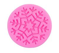 Molde de fondant de de nieve, decoración navideña, molde de silicona para manualidades con azúcar, decoración de cupcakes, arcilla polimérica, jabón de caramelo, cera para hacer fondant, molde de