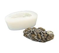 Molde de fósiles de dinosaurios, caja de caramelos, decoración elegante para el hogar, decoración del hogar para tocador, sala de estar, manualidades
