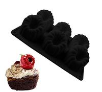 Molde de frambuesa - Molde de chocolate con forma de frambuesa 3D - 6 moldes de pasta de frutas de cavidad - Home Kitchen Baking Pastry Bakery Restaurant Cafe