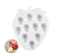 Molde de fresa - Suministros para hacer caramelos, moldes de fresa, chocolates, gelatinas, pudines, cubitos de hielo para pasteles, chocolates, gelatinas