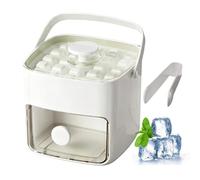 Molde de fundición de bloque de hielo - Doble capa reutilizable con pinzas y tapa de presión | Cubo de hielo molde | para el hogar, cocina, restaurante, whisky, bourbon, café, vino, refrigeración