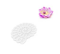 Molde de fundición de resina, de pétalos de silicona flexible, herramienta de vertido decorativa para proyectos de joyería colgante, uso de pasatiempos, cavidad de fundición floral, forma de de