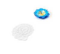 Molde de fundición de resina, de pétalos de silicona flexible, herramienta de vertido decorativa para proyectos de joyería colgante, uso de pasatiempos, cavidad de fundición floral, forma de de